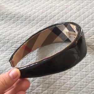 Burberry Patent Leather Headband